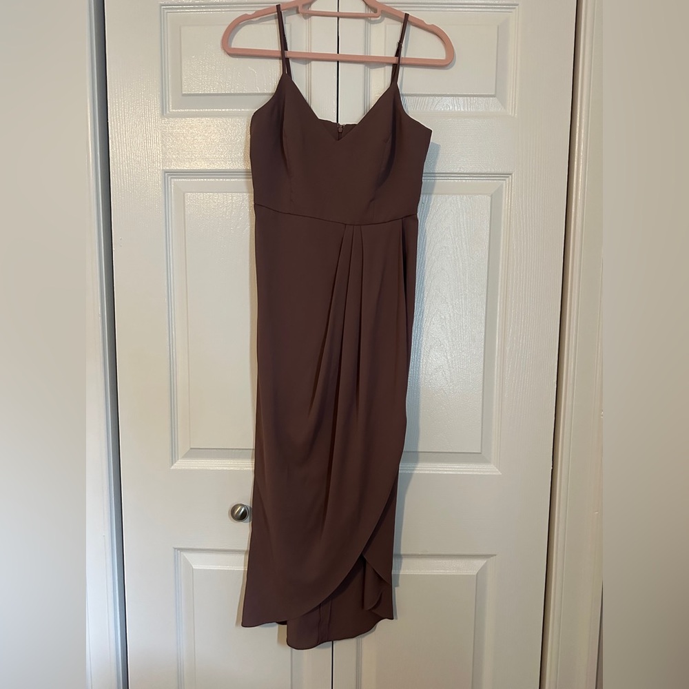 Lulus Reinette Mauve Purple Midi Dress - Size S